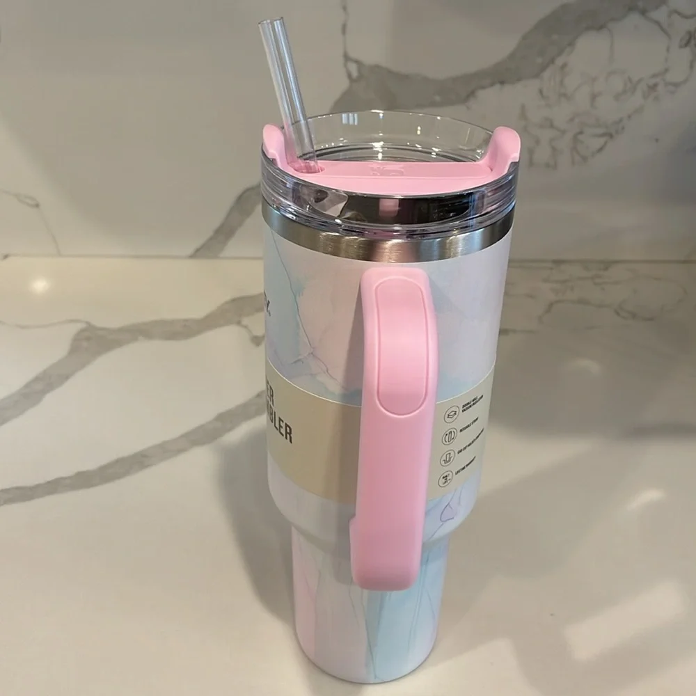 Stanley - TULLE (pink/purple) - 40 oz. Flowstate Quencher H2.0 Tumbler - NWT!